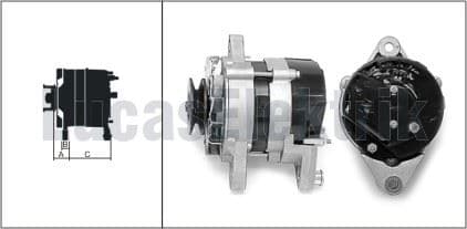 ALTERNATOR 14V 45A AA125 TAKOMETRE UCLU TURK TRAKTOR TD55D / TD65D / 55 56 / 60 56 / 54C / 60C / 50C