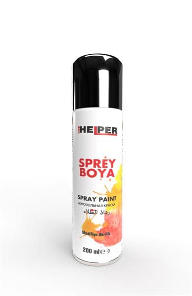 HELPER SPREY BOYA  RAL-9005 PARLAK SIYAH  300 ML
