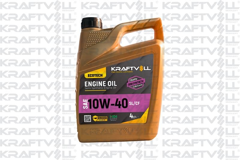 MOTOR YAGI ECOTECH 10W-40 API SL/CF YARI SENTETIK 4LT.