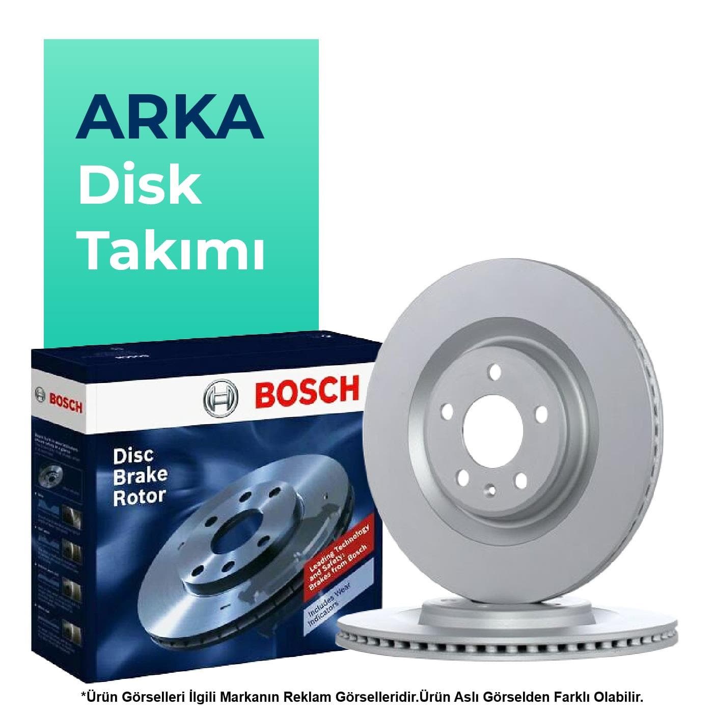 BOSCH Renault Megane Arka Fren Disk Takımı (2002-2010)