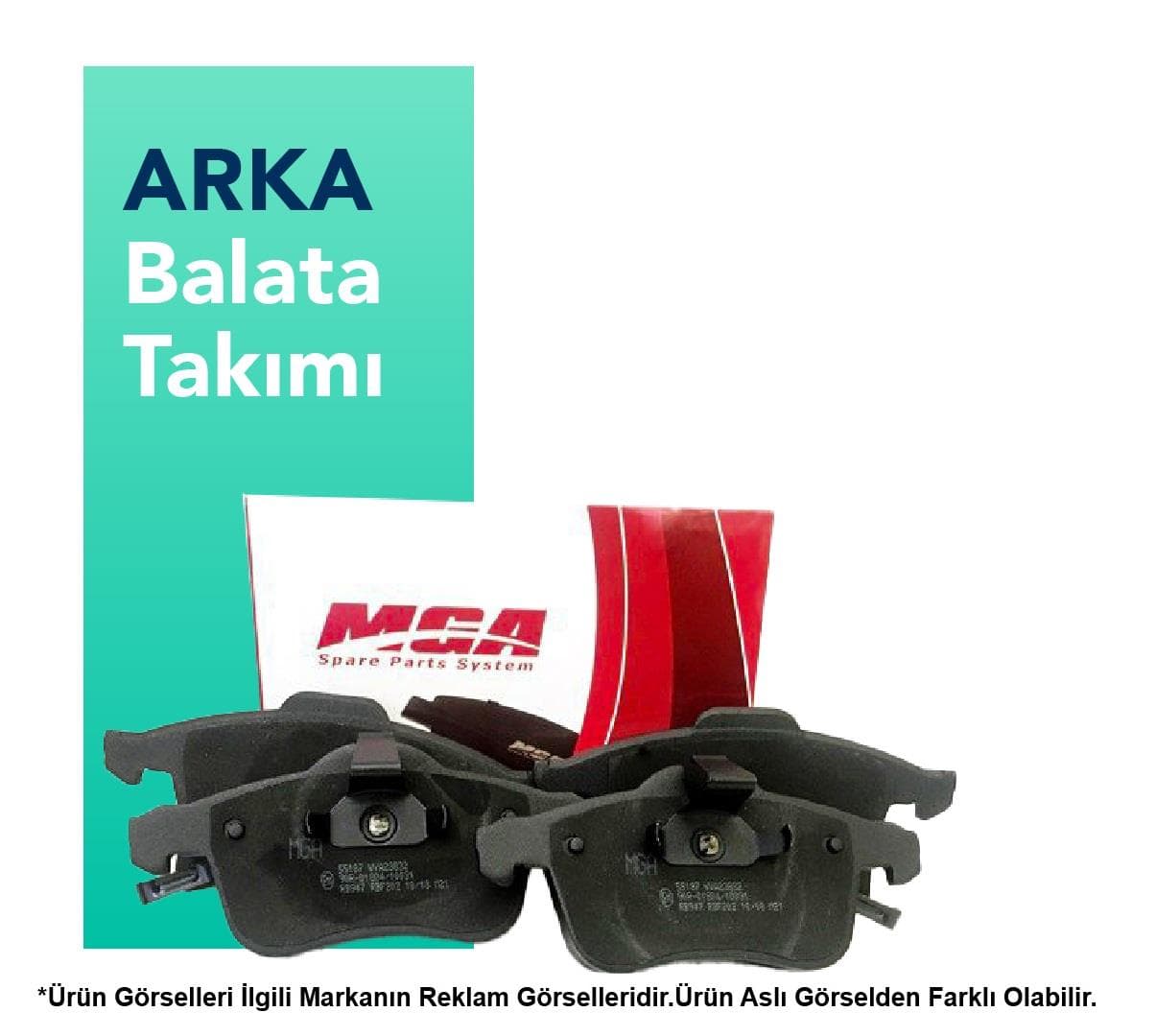 MGA Renault Grand Scenic Arka Fren Balata Takımı (2009-2016)