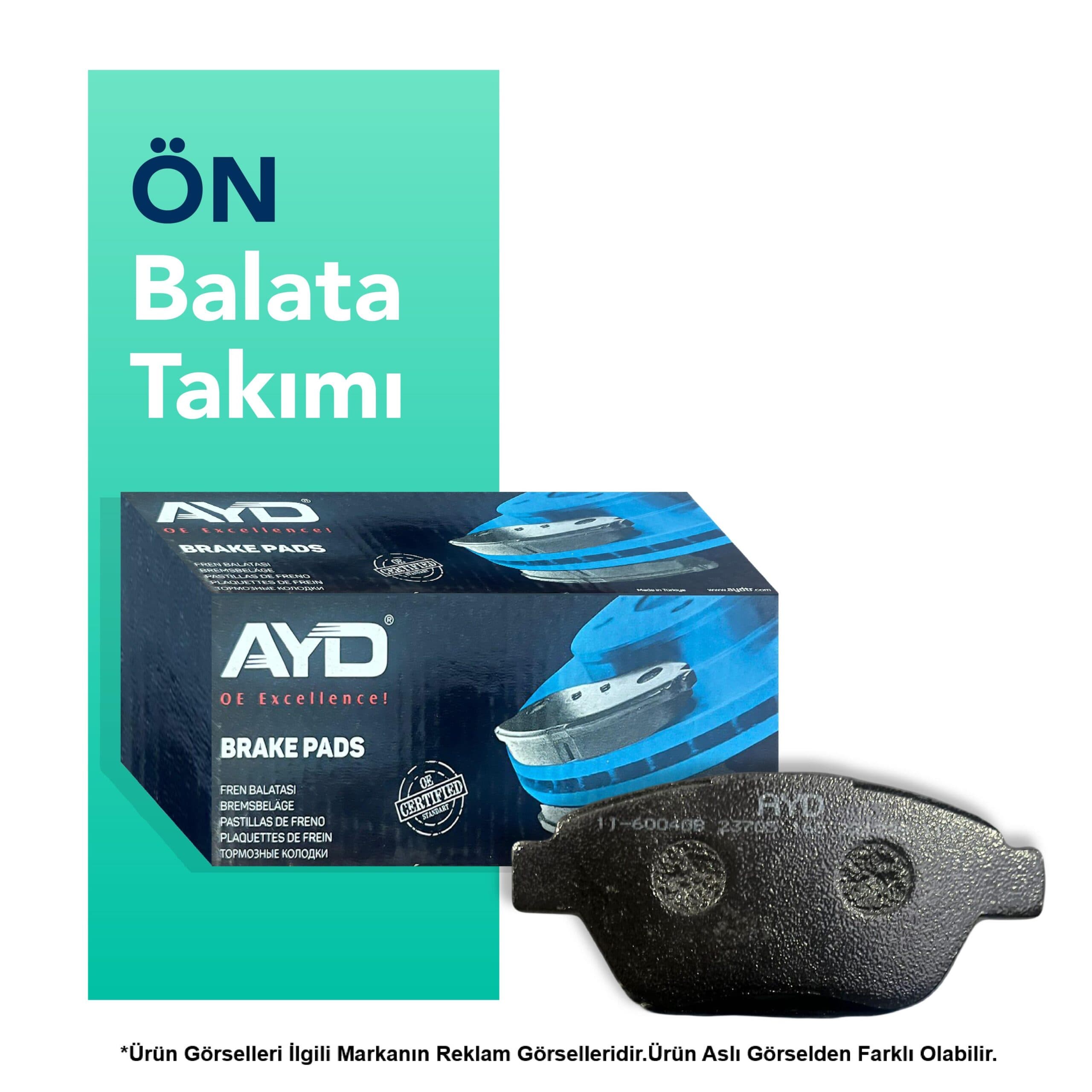 AYD Fiat Idea Ön Fren Balata Takımı (2004-2010)