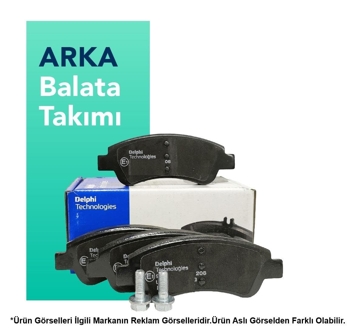 Delphi Volkswagen Jetta Arka Fren Balata Takımı (2006-2010)